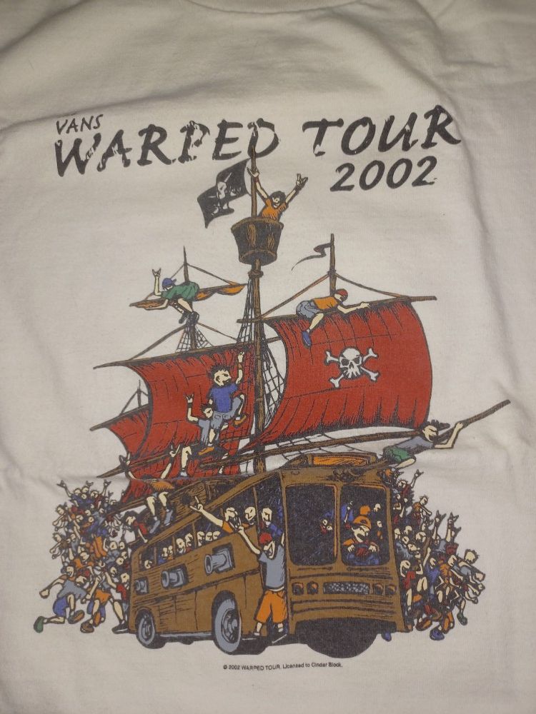 Vintage Original Warped Tour Shirt From 2002