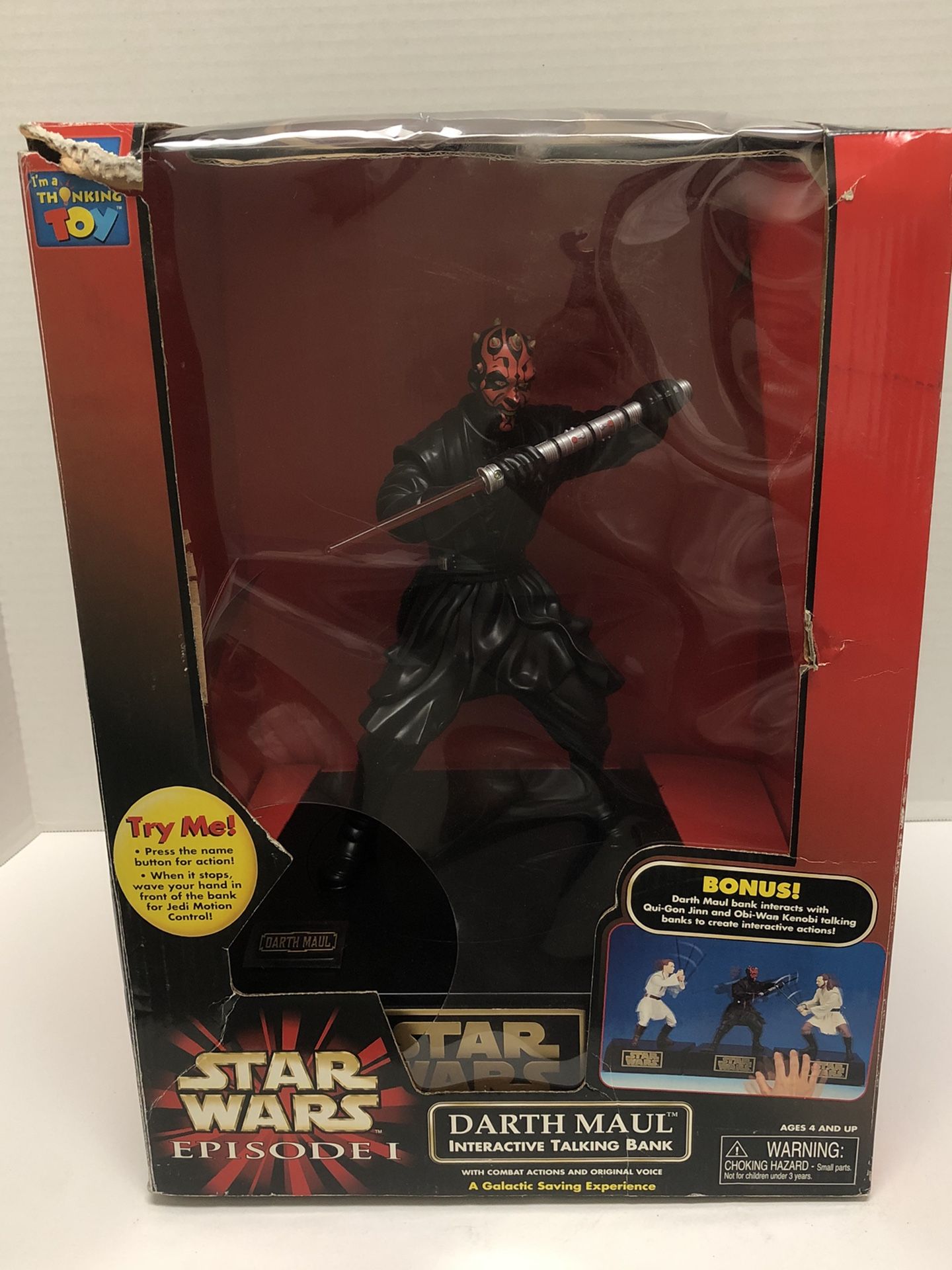 Star Wars Episode 1 Darth Maul Interactive Talking Bank