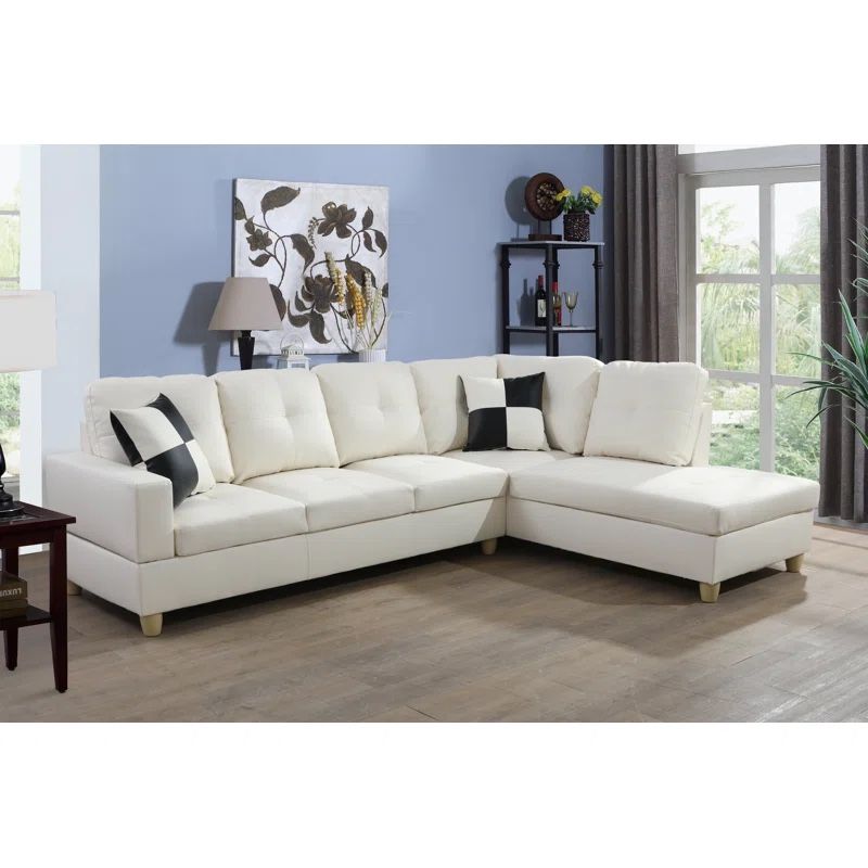 Mavretta Faux Leather Sectional