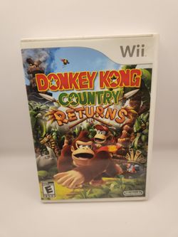 Donkey kong country returns Wii