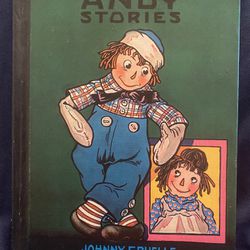 1960 Raggedy Andy  Hard Cover Book 