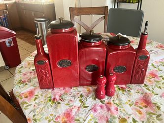 10 piece canister set Pier 1 imports