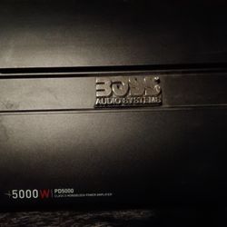 5000 Amplifier 2 18 In Sksr Audio And SUV Box Very Big