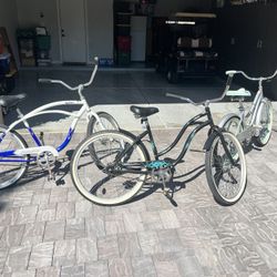 Family Set Of Bicycles