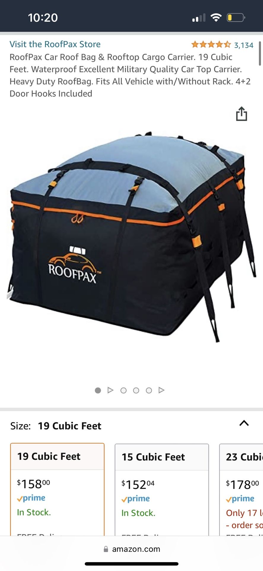Roofpax Luggage Carrier