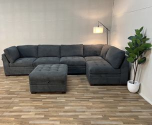 Gray 6 Piece Thomasville Tisdale Sectional NEW