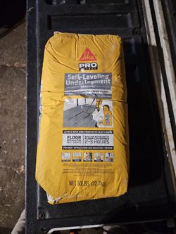 Sika pro self leveling underlayment