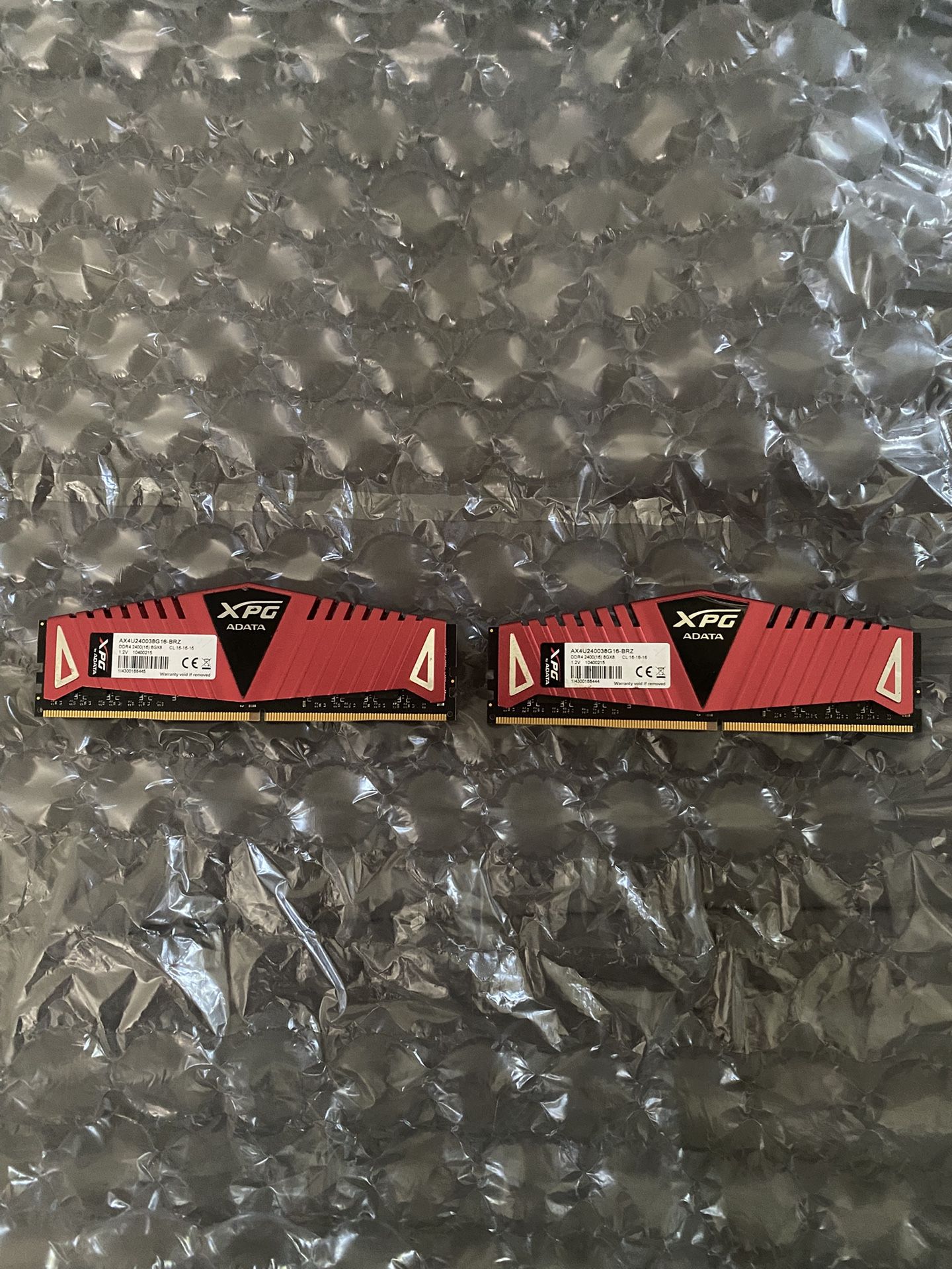 XPG (8GB X2) Ram Sticks Total Ram 16GB