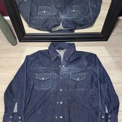 Vintage Thrashed 2000s Ely Usa Denim Jacket