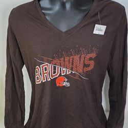 NFL Cleveland Browns Vneck Fashion Tee