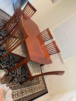 Dining table set with 6 chairs
