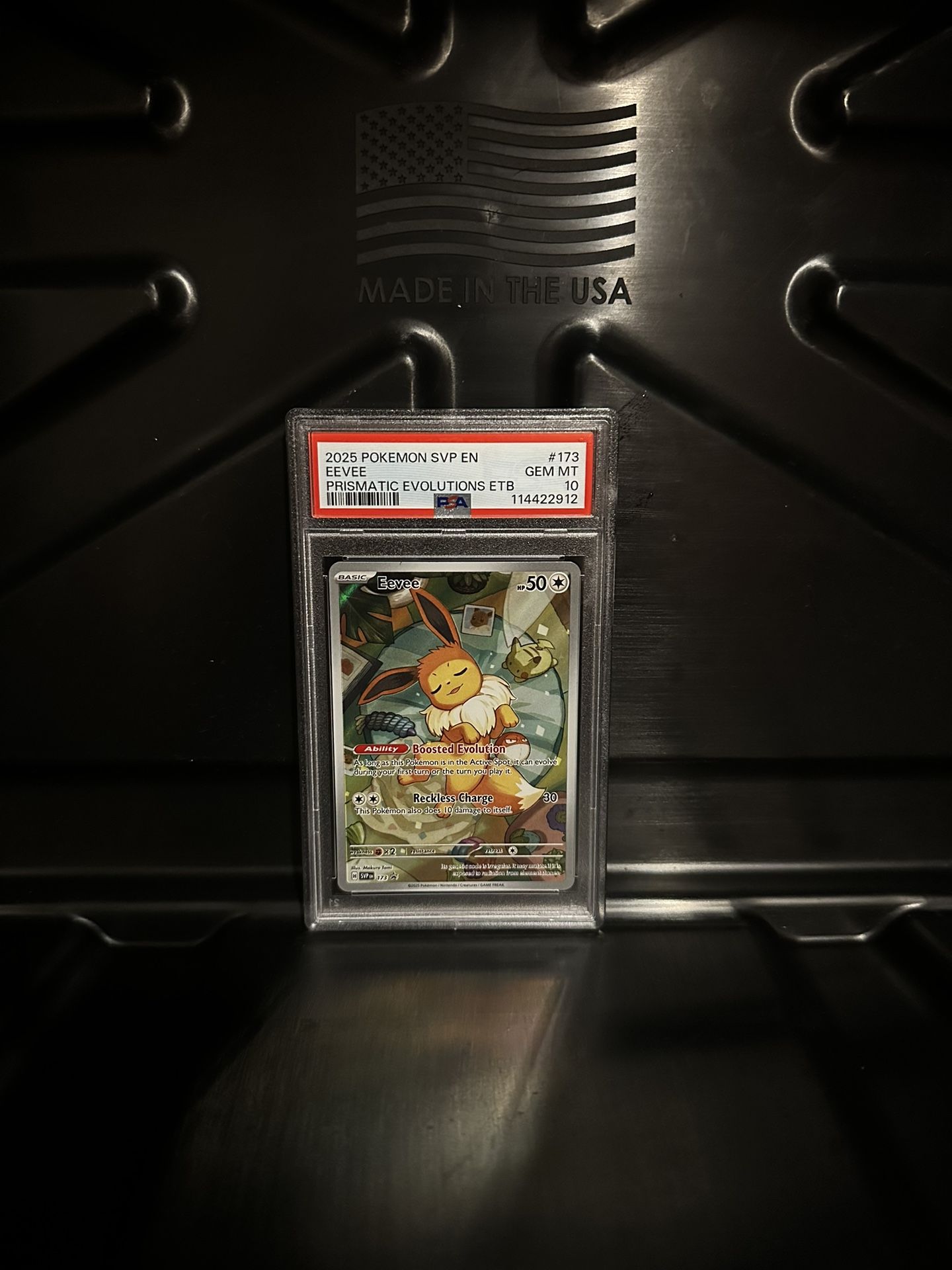 Eevee Prismatic Etb Promo Psa 10