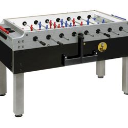 Garlando Olympic Silver Coin-Operated Foosball Table (Indoor)  