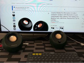 Creative Pebble Pro computer speakers