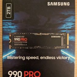 NEW/SEALED Samsung 990 Pro 2TB M.2 Internal SSD
