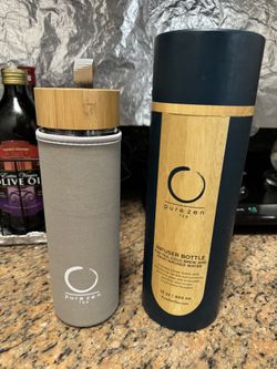 Tea Infuser / Fruit Infuser / Glass Bottle Portable Travel Mug 