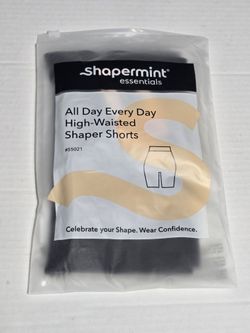 Shapermint Essentials All Day Every Day High-Waisted Shaper Shorts Black M/L NWT