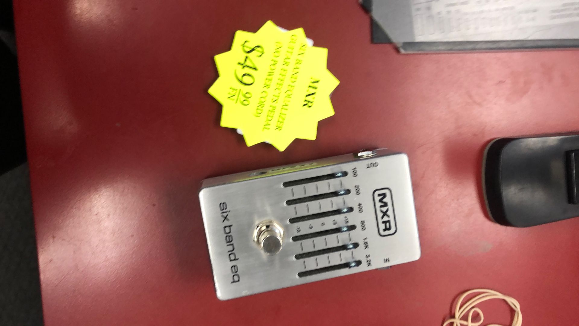 1003 MXR SIX BAND EQ Guitar Effects Pedal W/ 6-band Equalizer No Power Cord 529131
