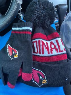 Arizona beanie and gloves
