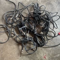 1/4 For Music Speakers Dj Etc Lot 