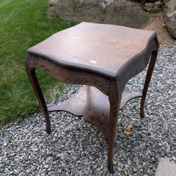 Carved Accent Table