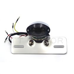 Dirt Bike Motorcycle LED Rear Fender Brake License Plate Tail Light Off Road 12V PN:MT386-CD-SK