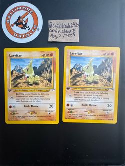Larvitar 1st Edition