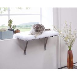 brand new open box item sweetgo Cat Window Perch-Mounted Shelf Bed for cat