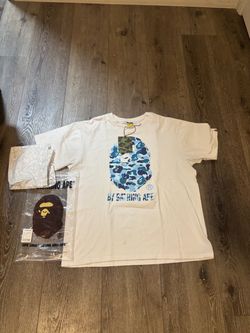 Bape tee size xl fits a L