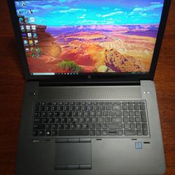 HP 17" High Performance Gaming/Workstation Intel Core i7-6820HQ 16 GB RAM 512 GB Samsung SSD 1080P Hi Def LCD Nvidia Quadro M3000M GPU USB C Win10 Pro