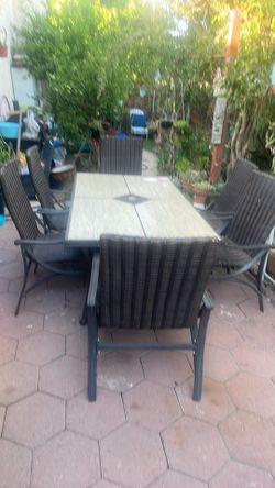 Patio table