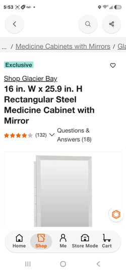 Cabinet with Mirror
