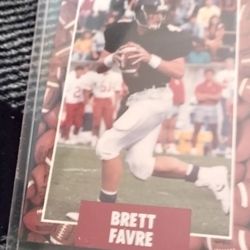 Football Brett Favre Rookie card Star pics cash porch pickup Redmond