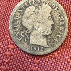1912 Barber Dime 