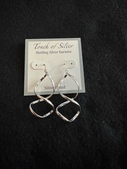New Silver Plated Earrings