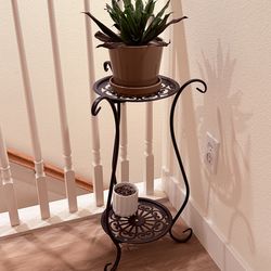 Two-Tiered Plant Stand