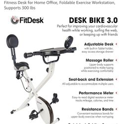 🚴‍♀️ FitDesk Bike Desk 3.0 – Work From Home + Stay Active!