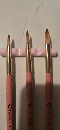 EastNails Acrylic Nail Brushes Set of 3