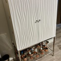 White Bar Wine Cabinet