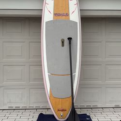 10' Paddleboard -Great Shape, Minor Wear, BAG & TELESCOP. PADDLE INCLUDED.441& Yamato rd. BOCA RATON
