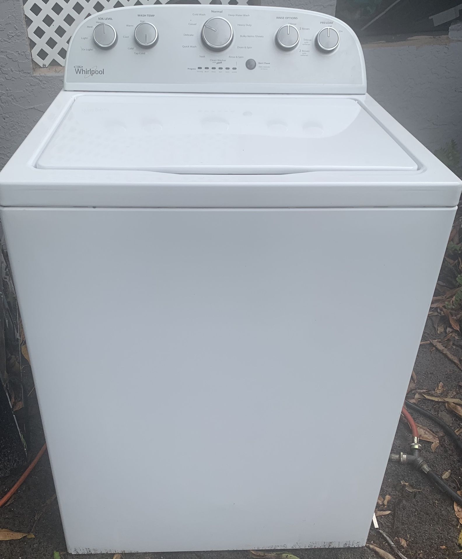 Whirlpool Washer White Working Perfectly