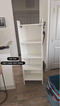 White shelf
