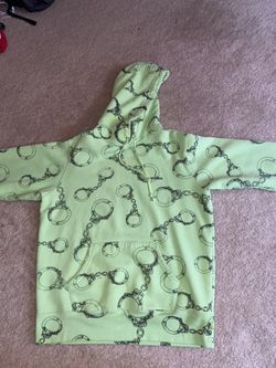 Supreme Green Handcuff Hoodie 2017 Size M