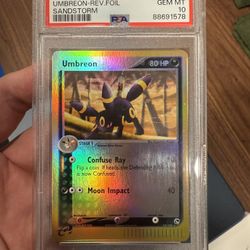 Umbreon Sandstorm Reverse Holo PSA 10