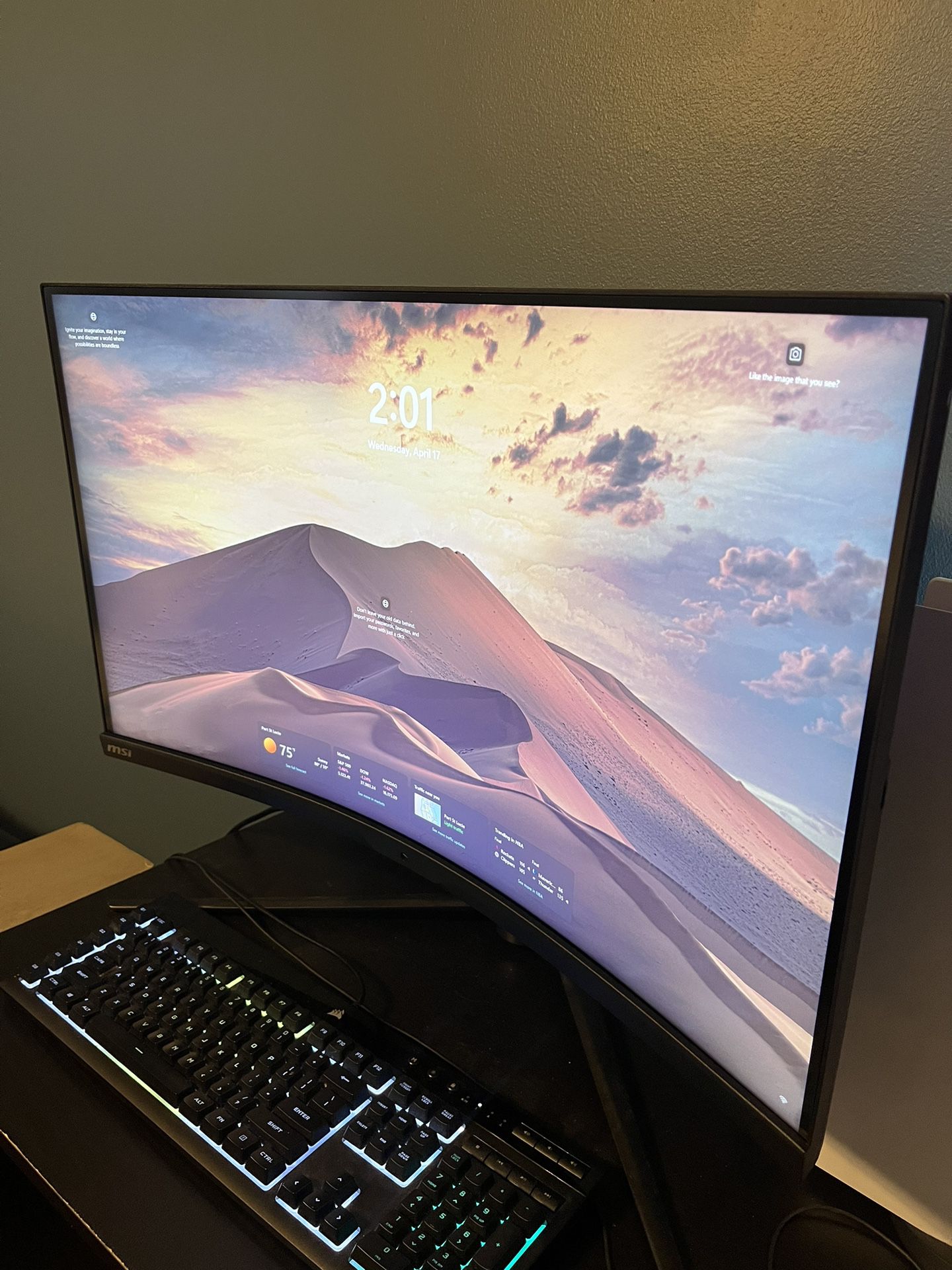 MSI Curved Gaming Monitor 32”