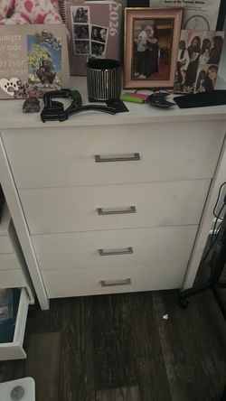 White dresser