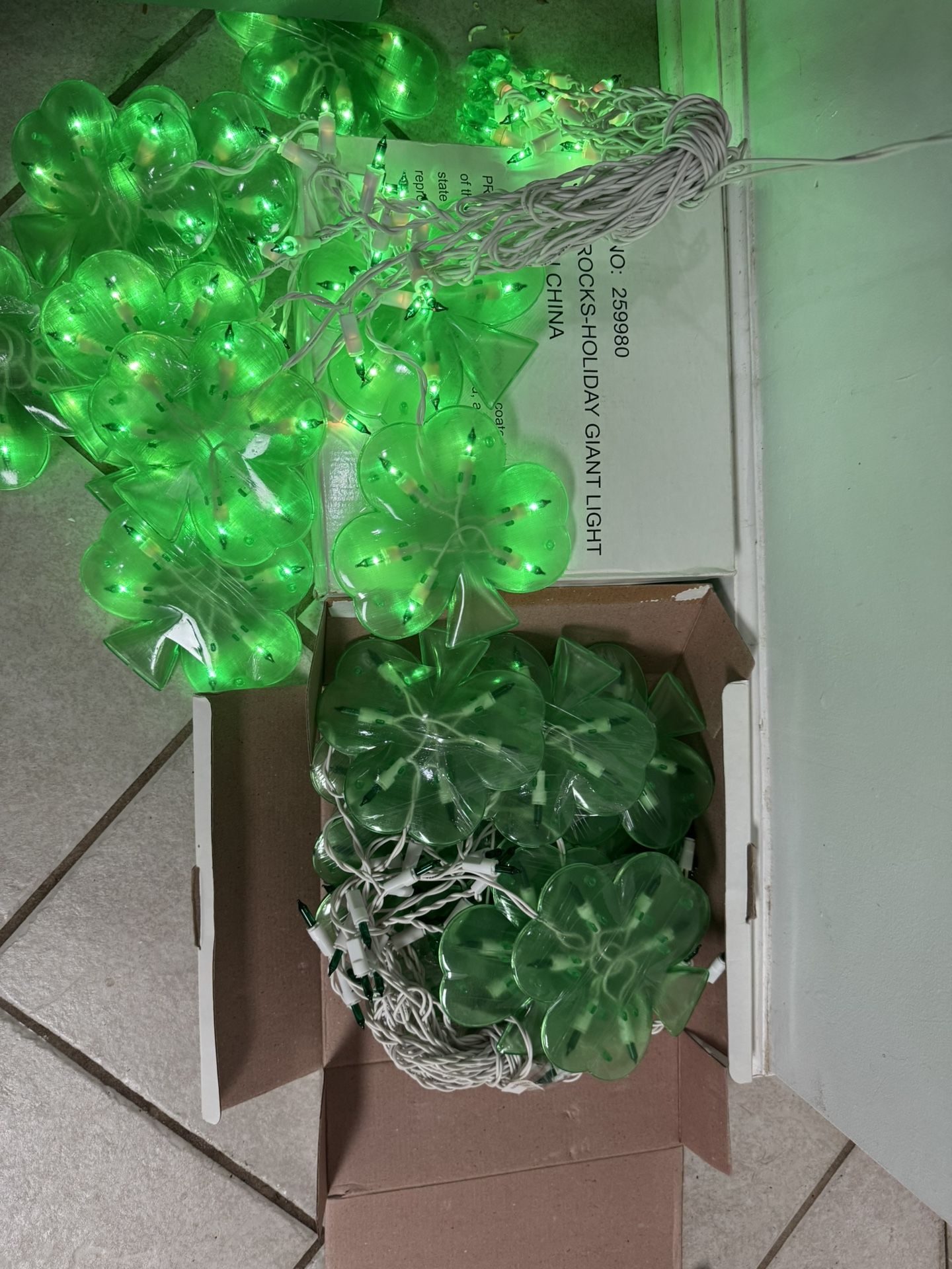 Shamrock Hanging Lights 