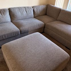 Gray Sectional Couch 