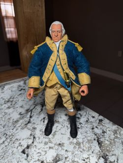 Hasbro GI Joe George Washington Action Figure Continental Army Commander 12"