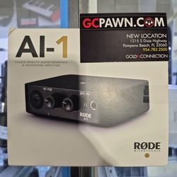 AI-1 Studio Audio Interface and Headphones